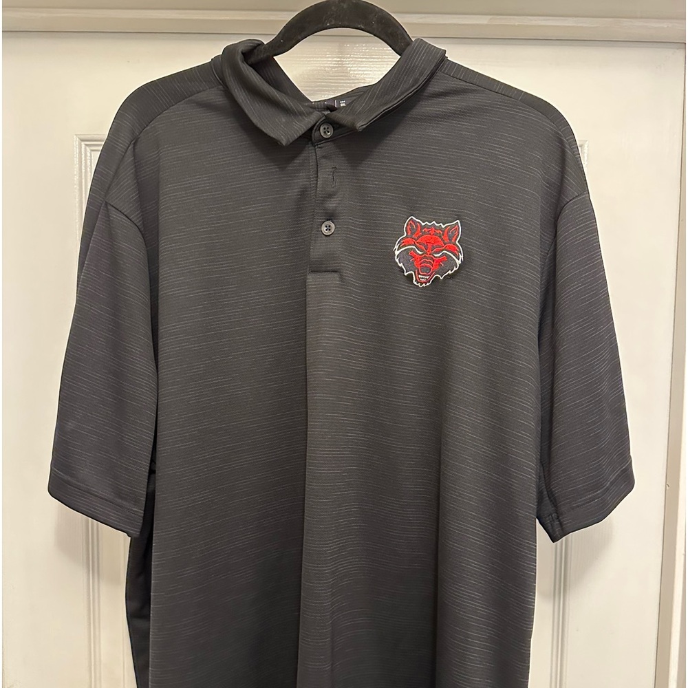 Adidas Arkansas State Red Wolves Men's Polo Shirt Size 2XL  (Worn Once)